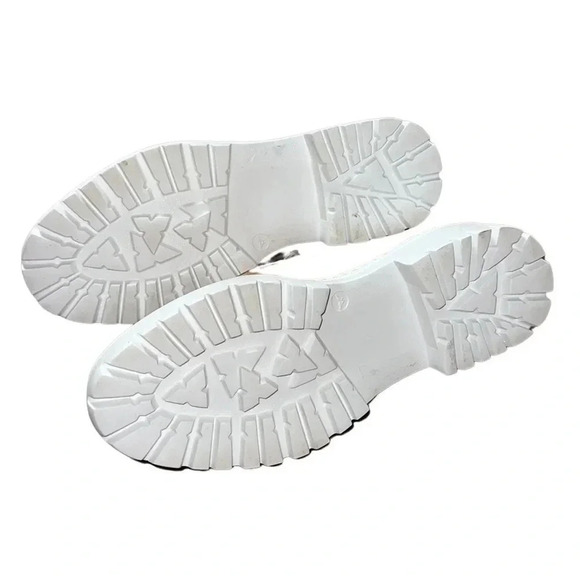 AGL Oriettta Bit Croc-Embossed Leather Platform Loafer in Caramel Size 36 - Picture 6 of 9